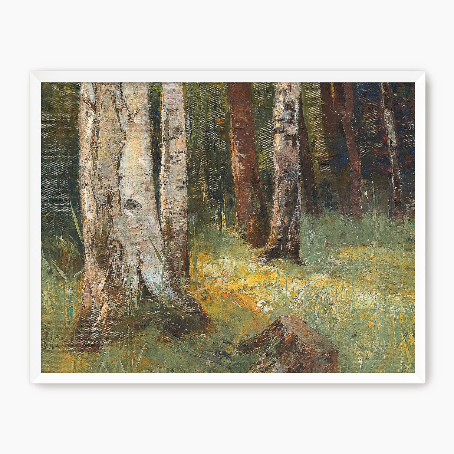 Sage Green Forest - Sage and Rose Prints