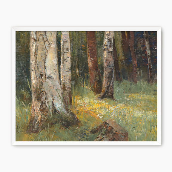 Sage Green Forest - Sage and Rose Prints