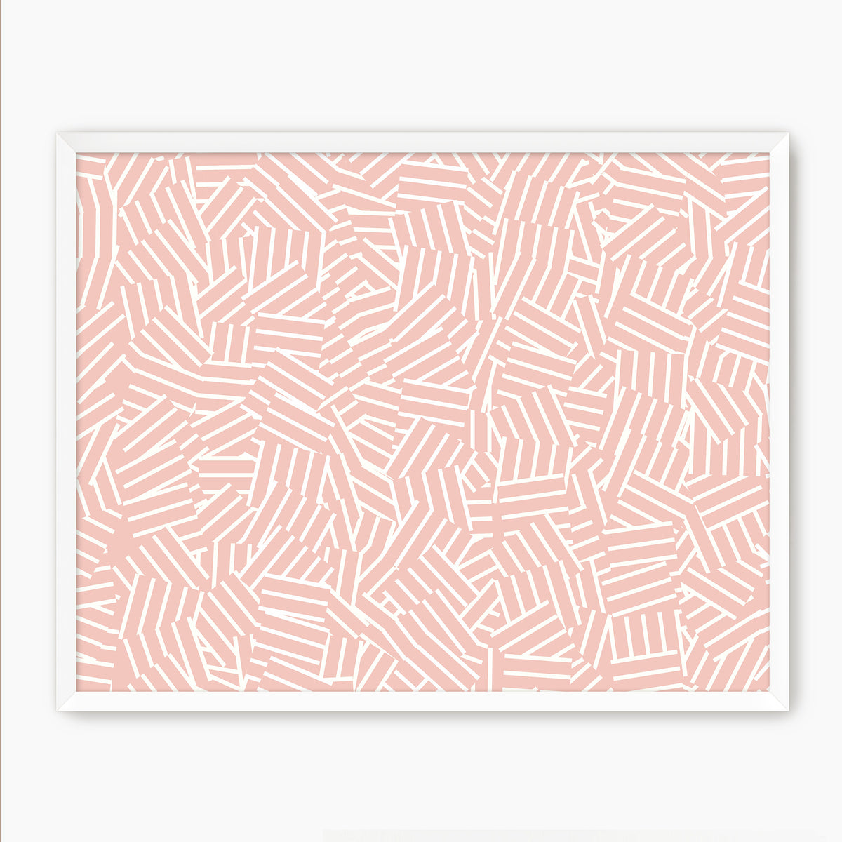 Maximalist Hash Pattern - Sage and Rose Prints