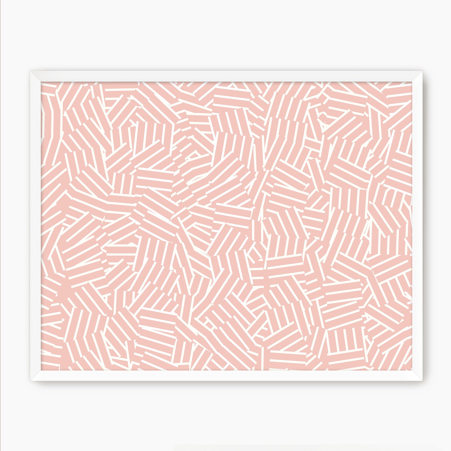 Maximalist Hash Pattern - Sage and Rose Prints