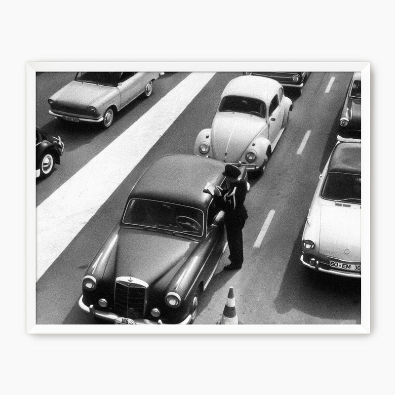 Classic Cars Black and White Photo No2 - Sage and Rose Prints