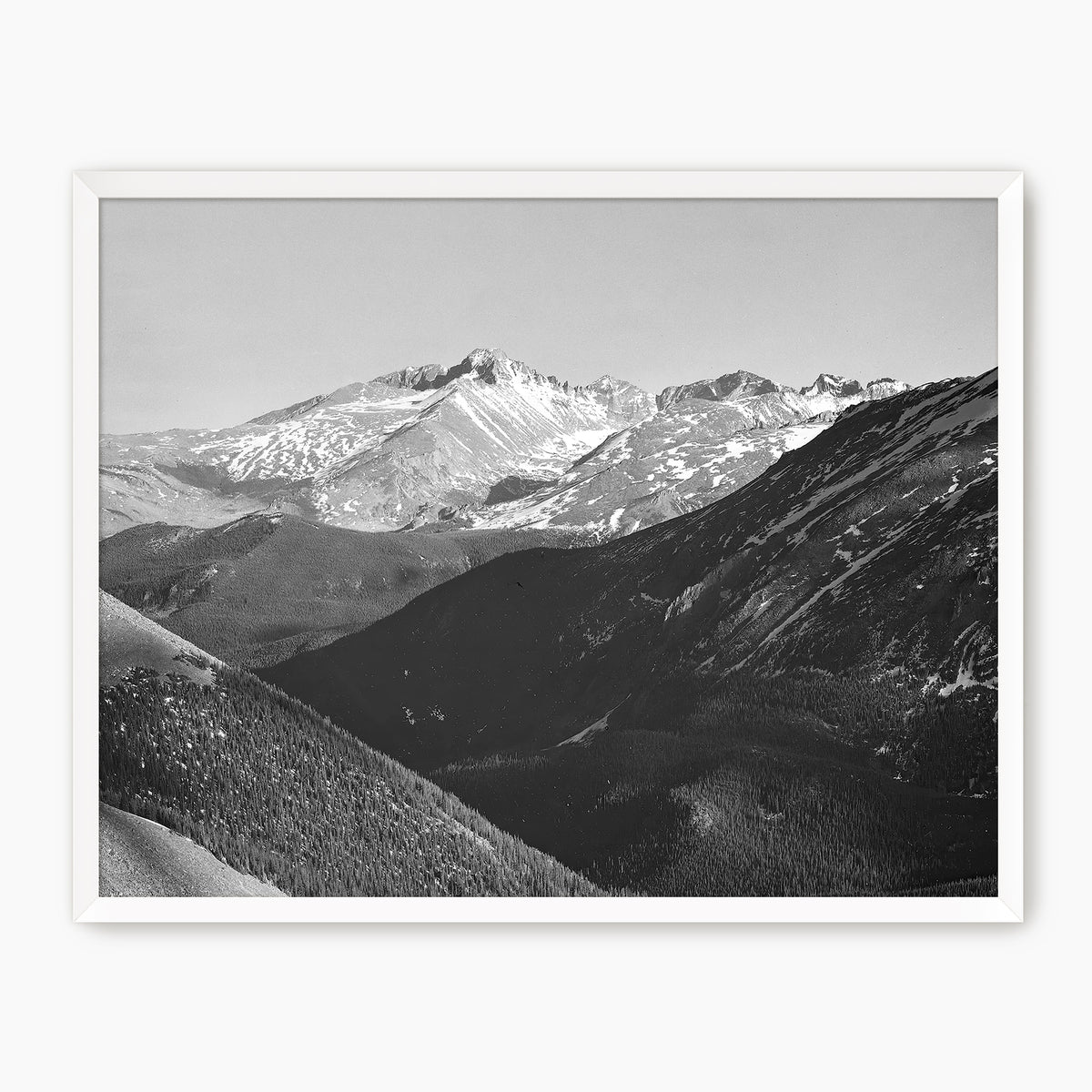 AK-18 Historic Ansel Adams Black And White Landscape Photo - Sage and Rose Prints