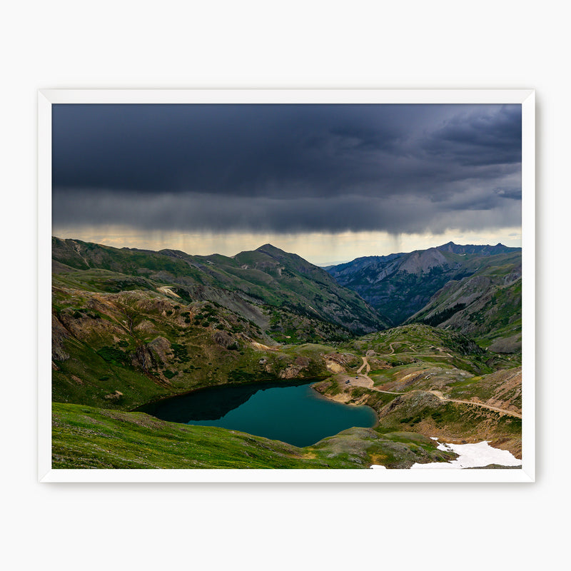 Teal and Green Mountain Photography - Sage and Rose Prints
