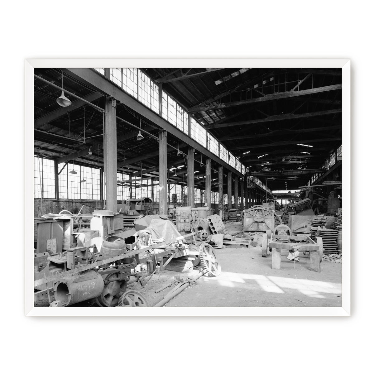 Historic Archives Factory Interior Photo - Sage and Rose Prints