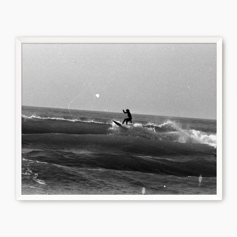 Black and White Surf Photo - Sage and Rose Prints