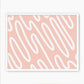 Pink Organic Line Art - Sage and Rose Prints