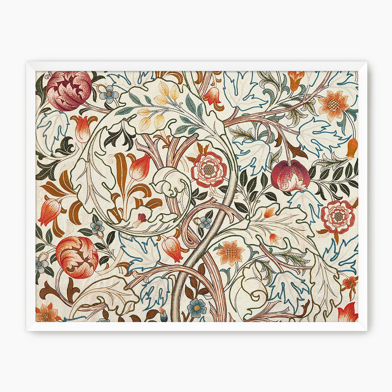 Burgundy and Sage Art Deco Print - Sage and Rose Prints