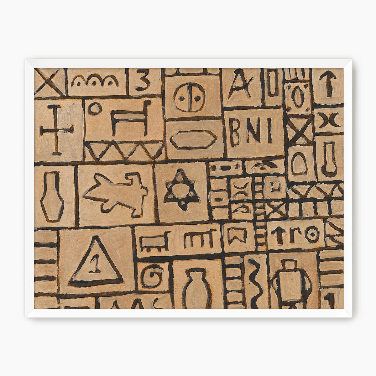 Sandstone Pictograph Print - Sage and Rose Prints