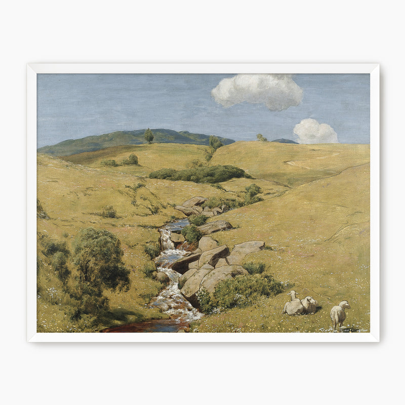 Sunny Meadow Pasture - Sage and Rose Prints