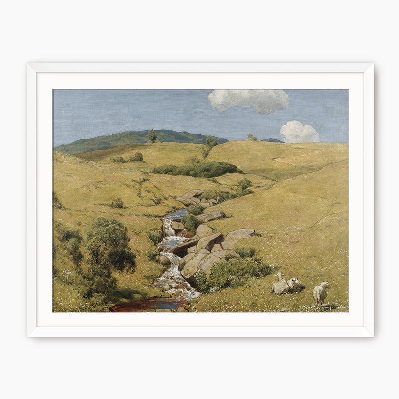 Sunny Meadow Pasture - Sage and Rose Prints