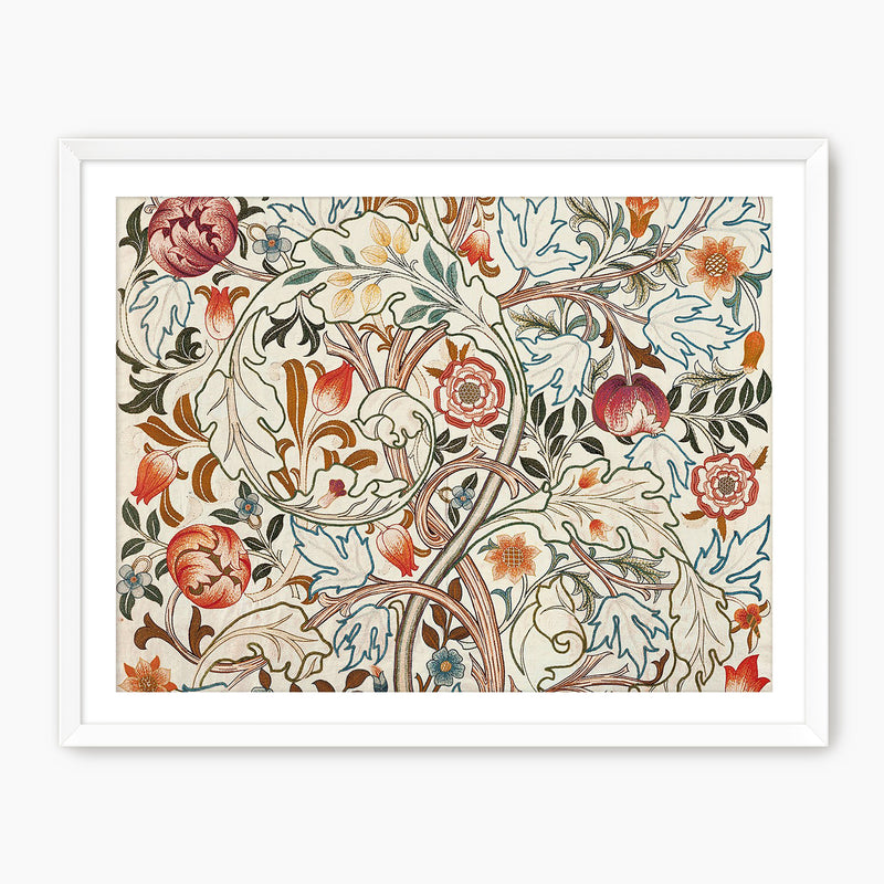 Burgundy and Sage Art Deco Print - Sage and Rose Prints