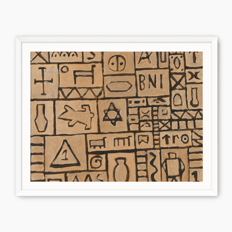 Sandstone Pictograph Print - Sage and Rose Prints