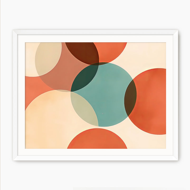 Vibrant Mid Century Print - Sage and Rose Prints