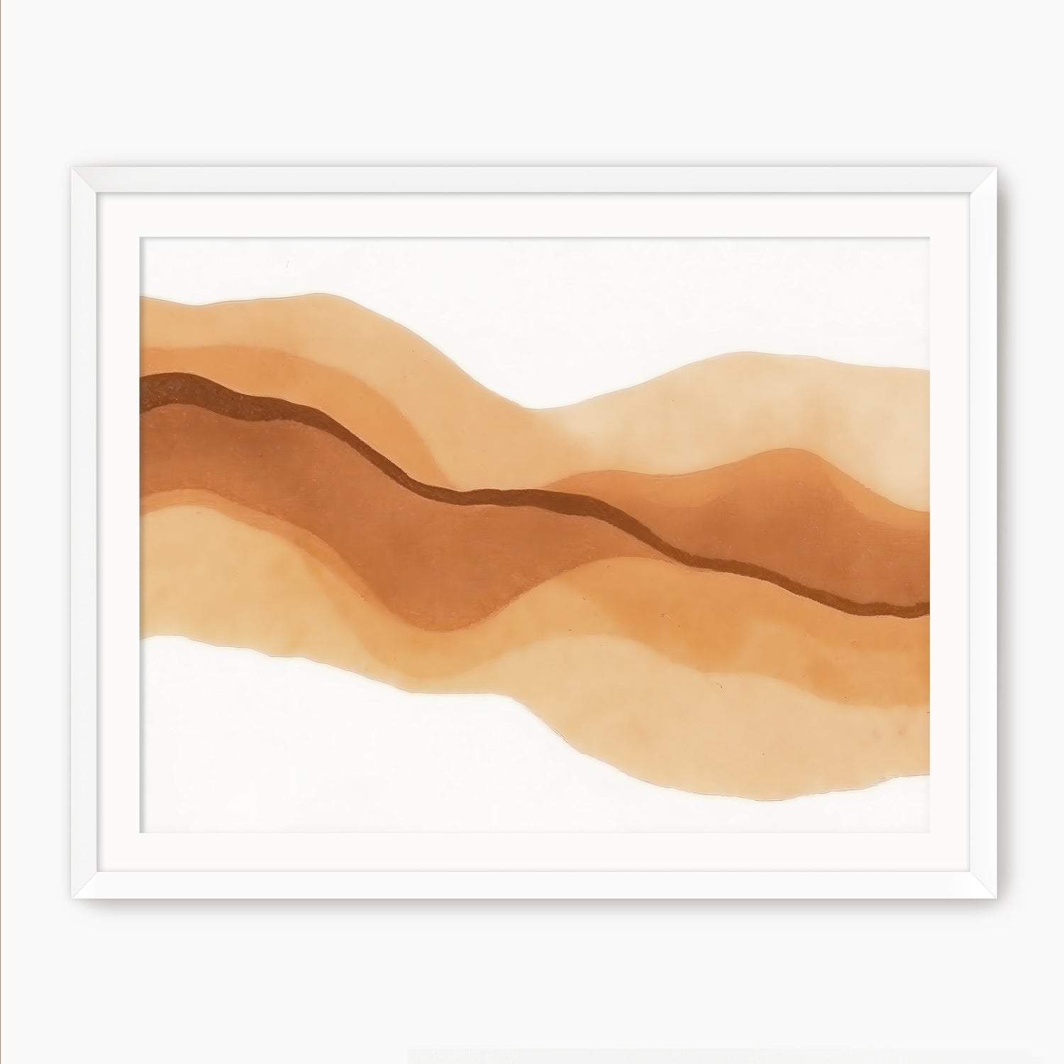 Earthy Wabi Sabi Watercolor - Sage and Rose Prints
