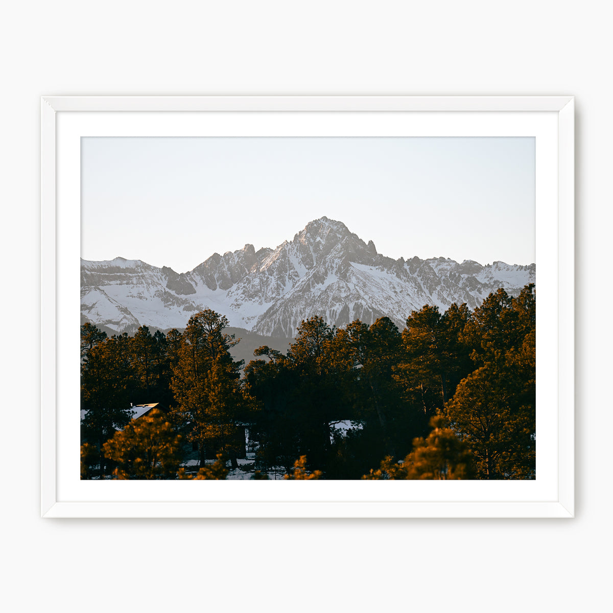 Snowy Mountain Top Photography
