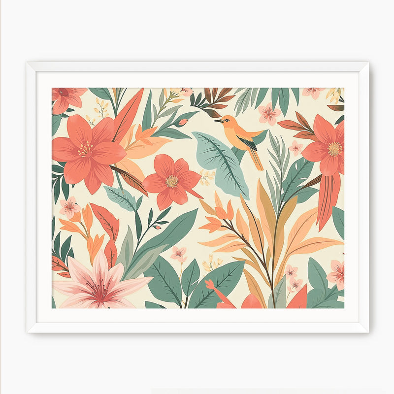 Tropical Deco Prints - Sage and Rose Prints