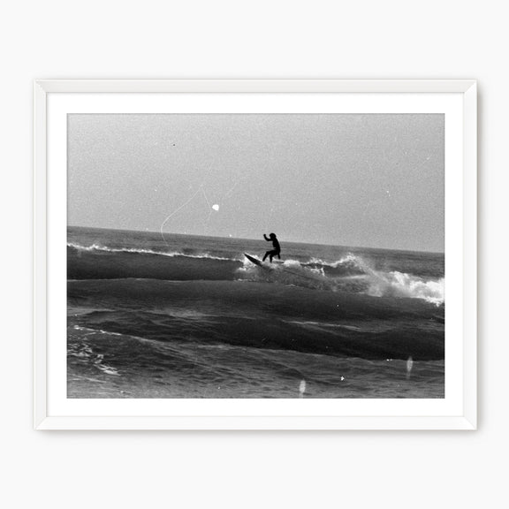 Black and White Surf Photo - Sage and Rose Prints