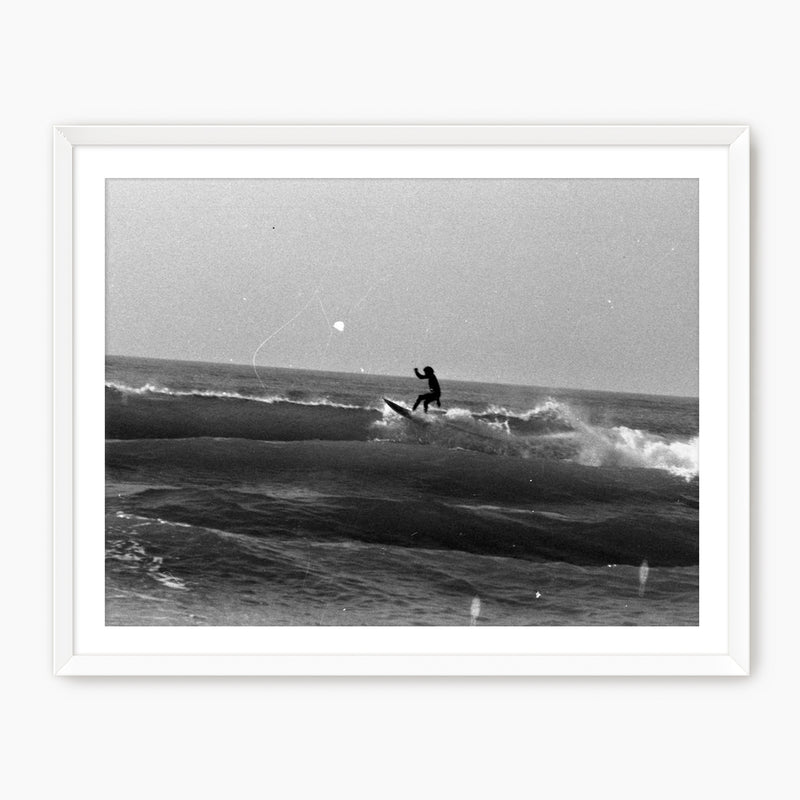 Black and White Surf Photo - Sage and Rose Prints