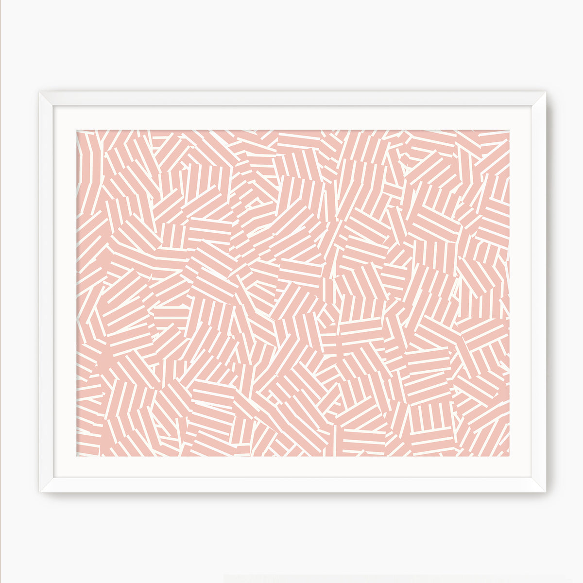 Maximalist Hash Pattern - Sage and Rose Prints