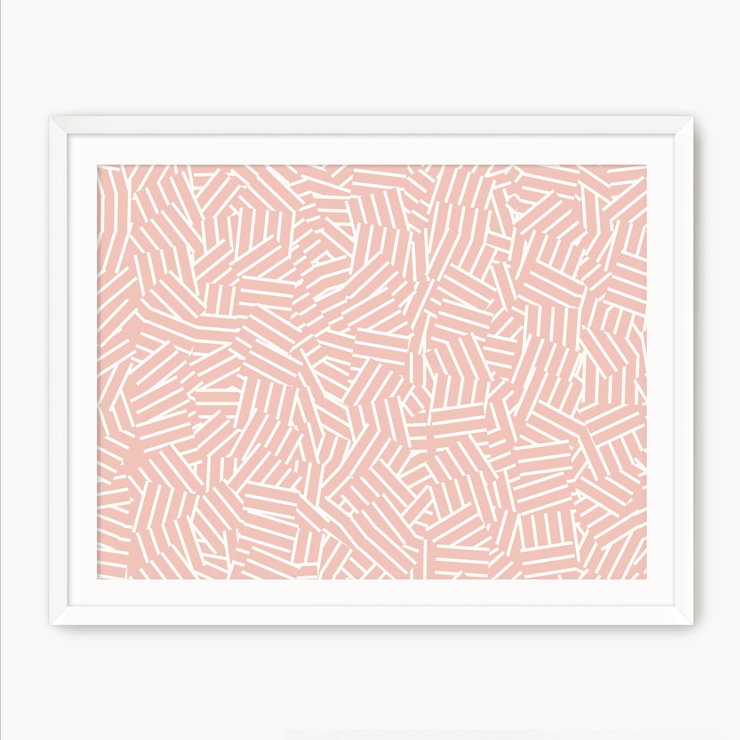 Maximalist Hash Pattern - Sage and Rose Prints