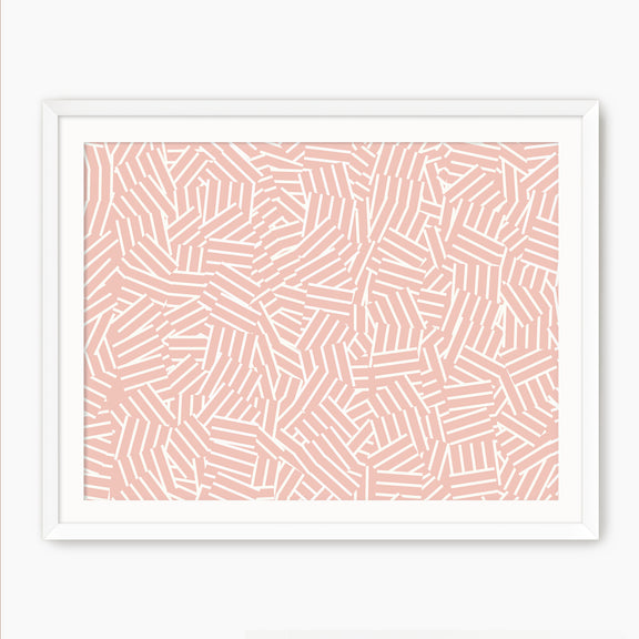 Maximalist Hash Pattern - Sage and Rose Prints