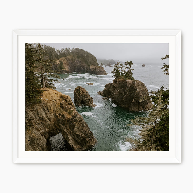 The Corridor Pacific Coast Cliffs Photo - Sage and Rose Prints