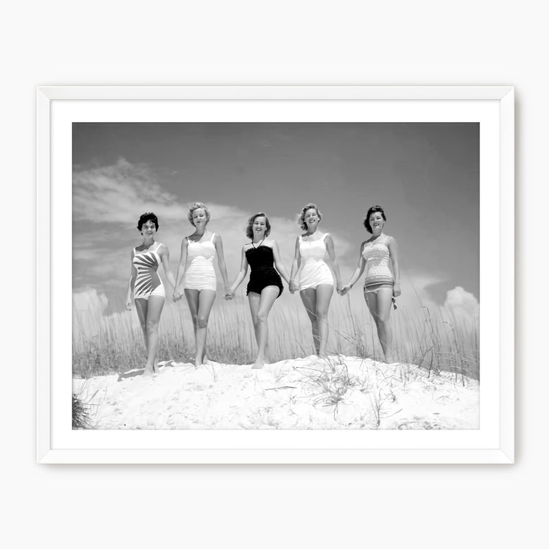 Retro Summer Beach Photo - Sage and Rose Prints