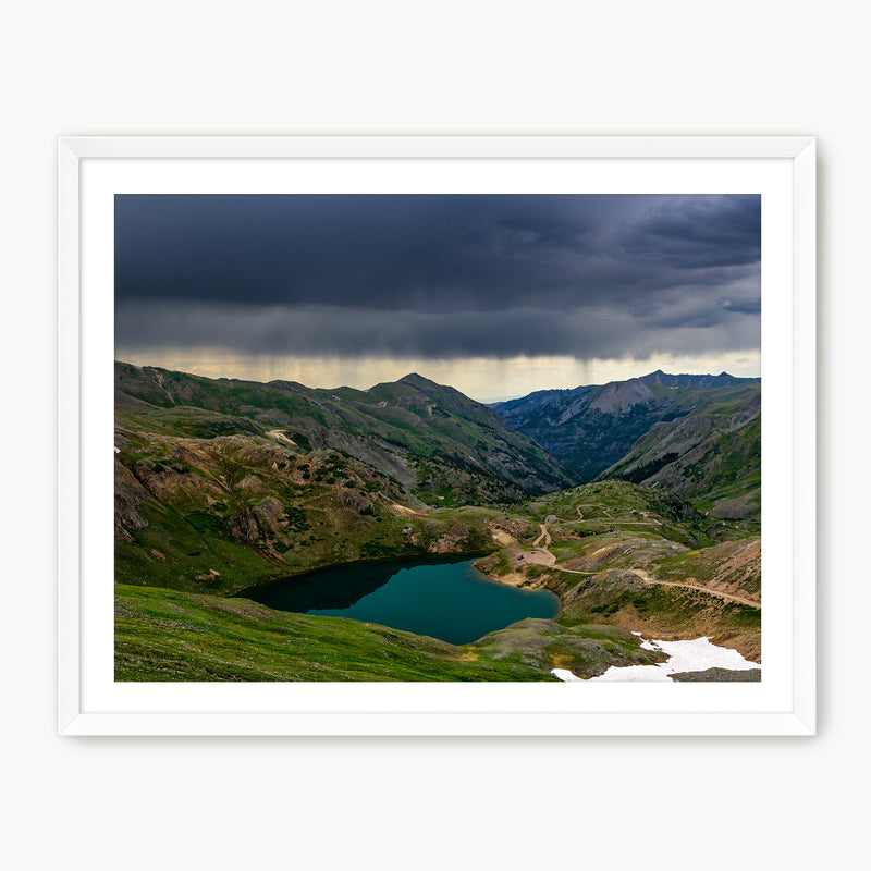 Teal and Green Mountain Photography - Sage and Rose Prints