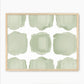 Misty Sage Pattern Art - Sage and Rose Prints