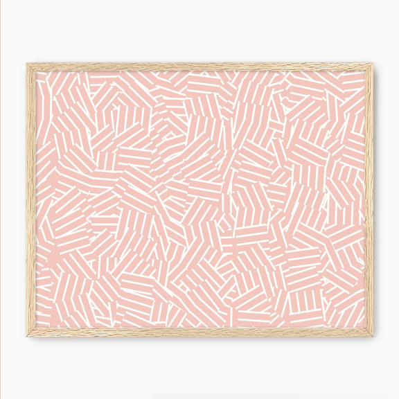 Maximalist Hash Pattern - Sage and Rose Prints