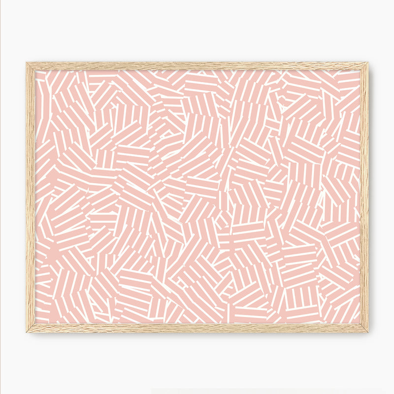 Maximalist Hash Pattern - Sage and Rose Prints