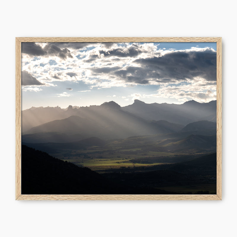 Rays Over the Rockies Photography - Sage and Rose Prints