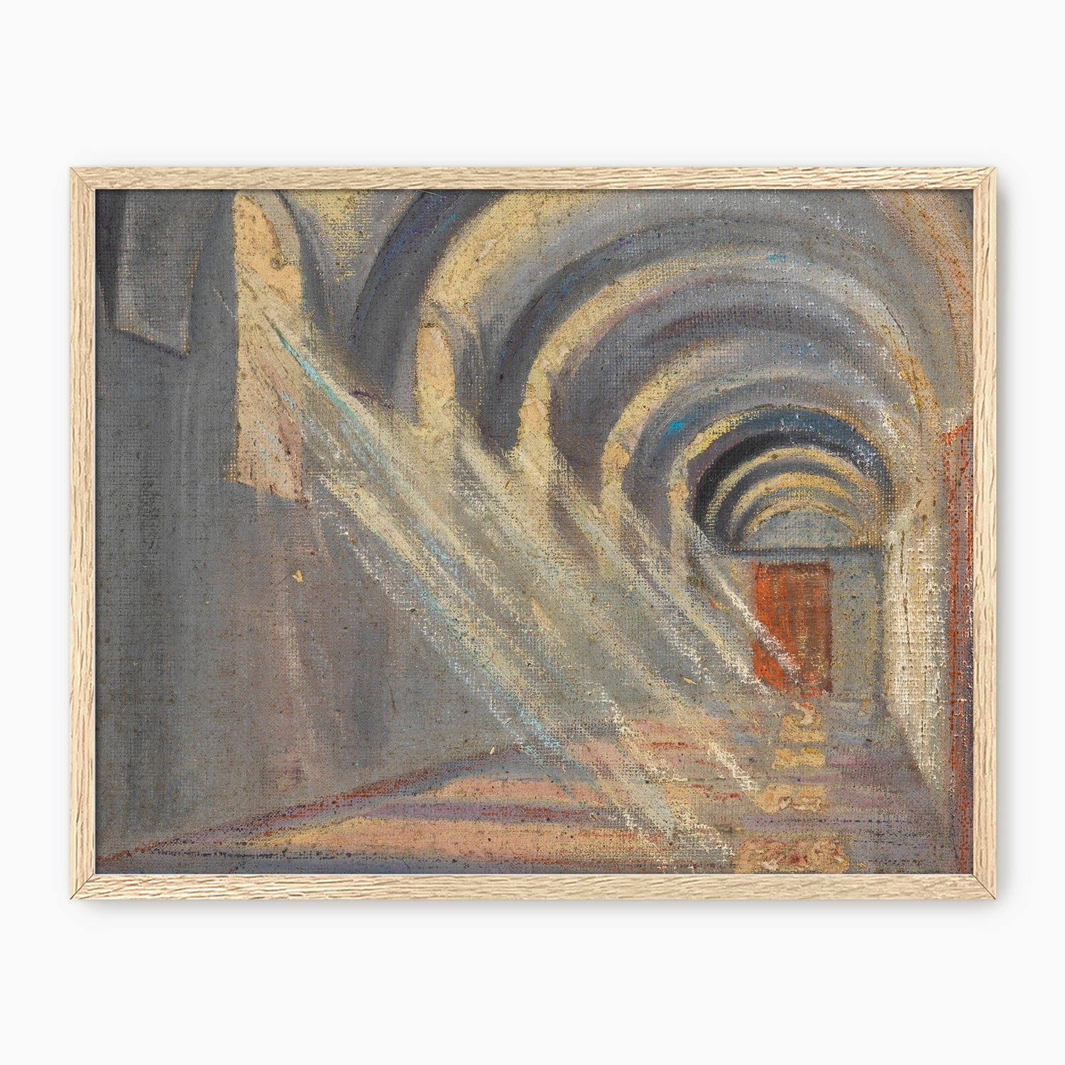 Slate Blue Hallway Print - Sage and Rose Prints