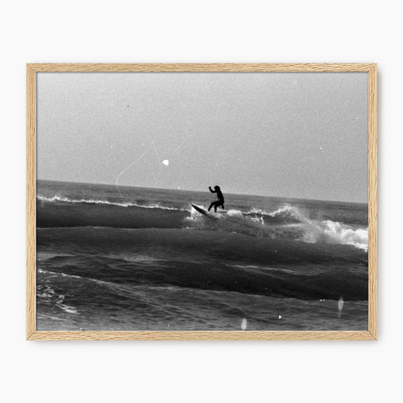 Black and White Surf Photo - Sage and Rose Prints