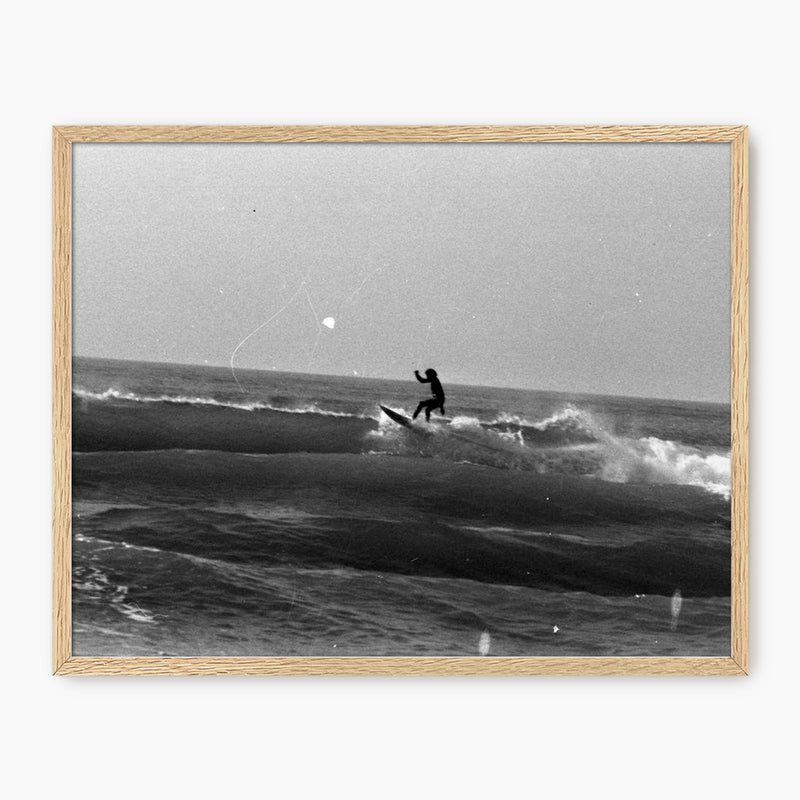 Black and White Surf Photo - Sage and Rose Prints