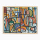 Bright Geometric Abstract Paint - Sage and Rose Prints