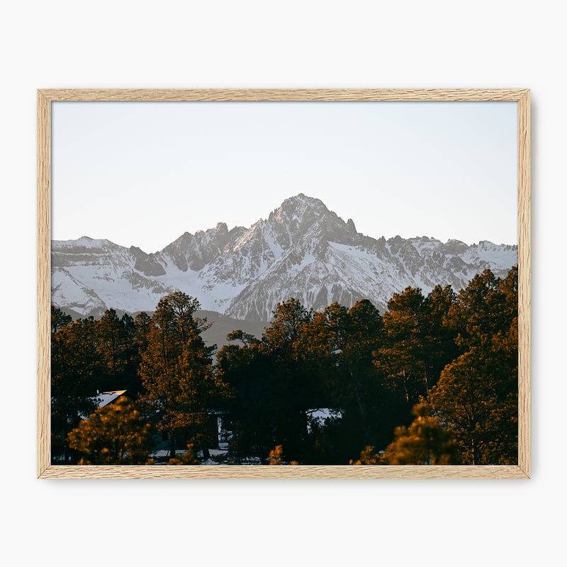 Snowy Mountain Top Photography - Sage and Rose Prints