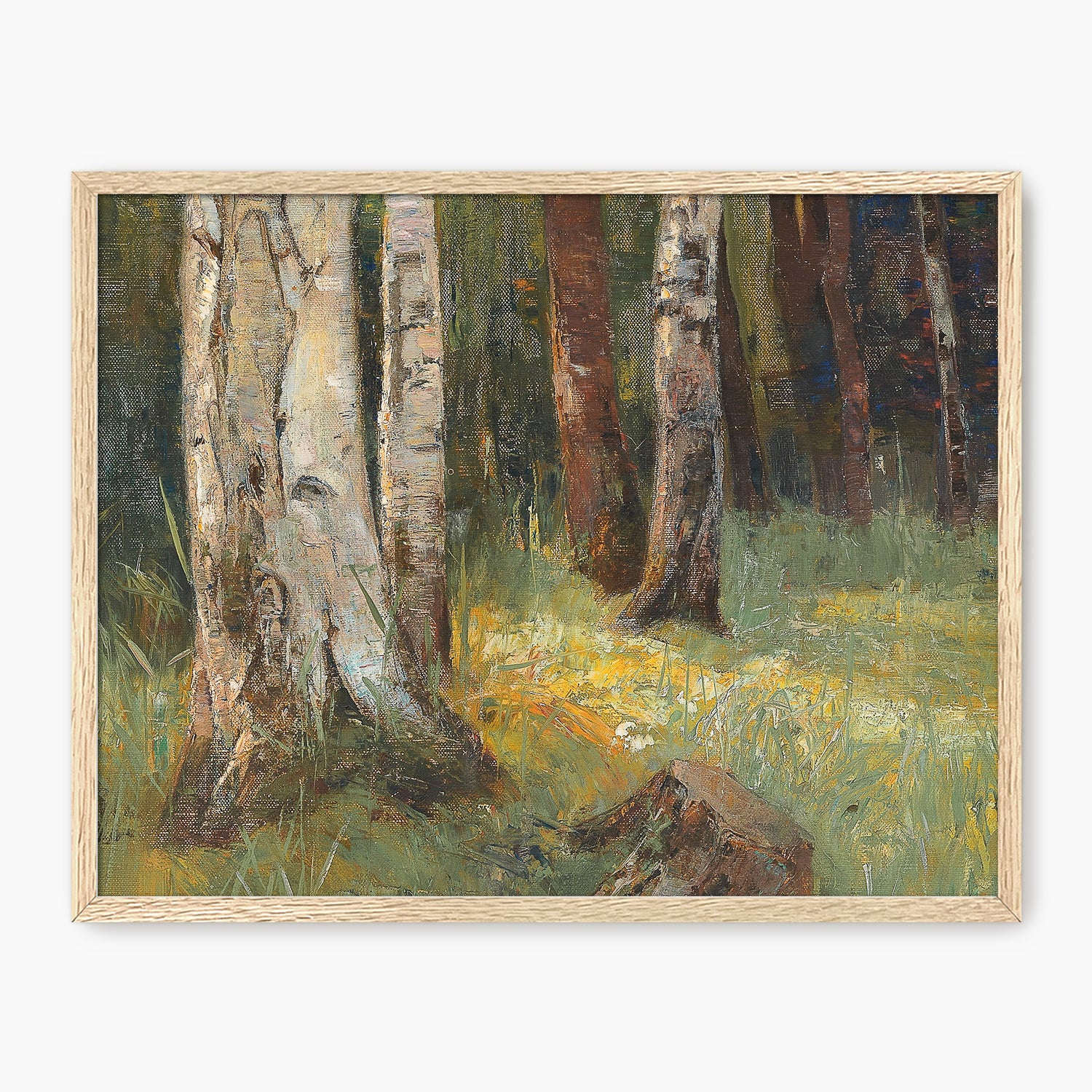 Sage Green Forest - Sage and Rose Prints