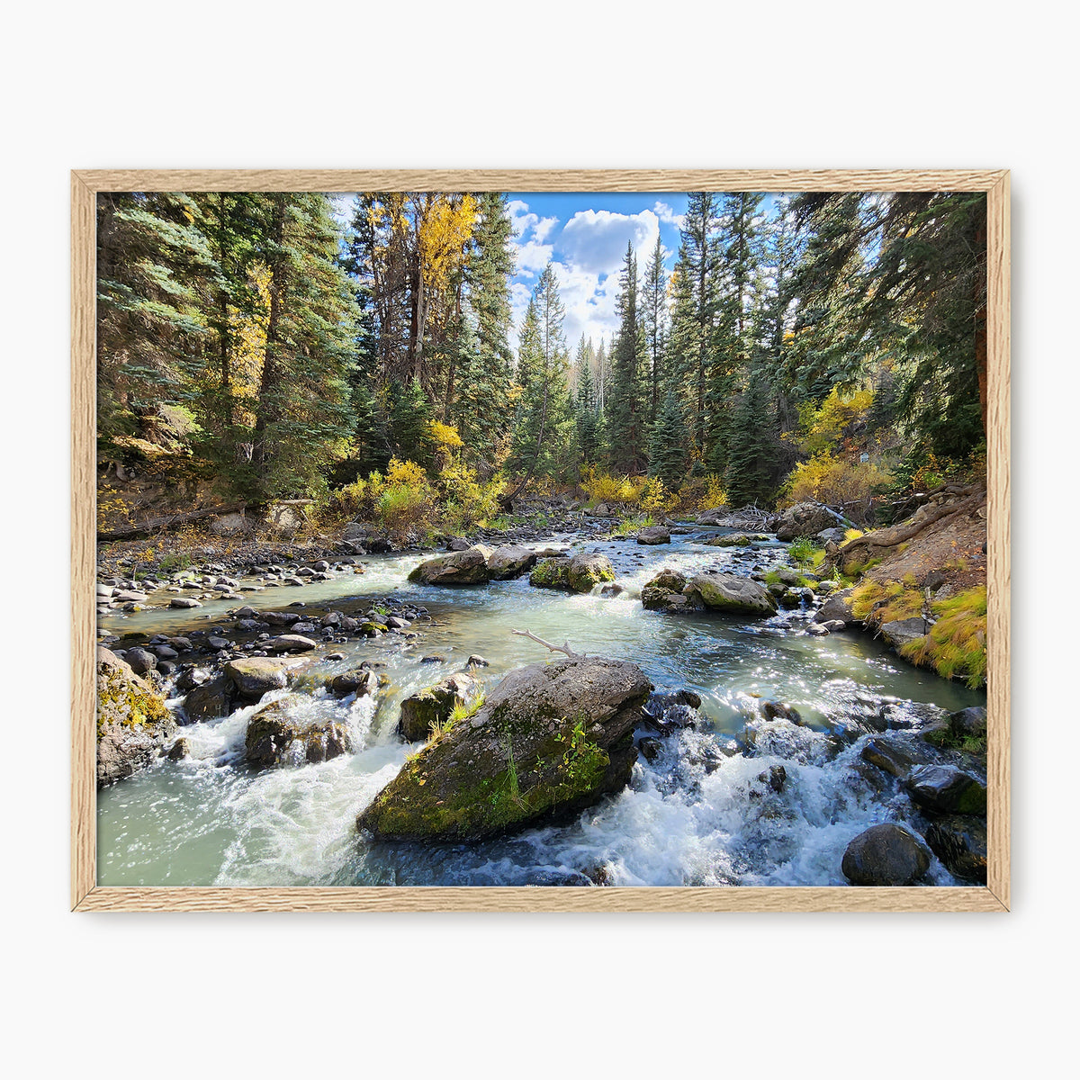 Vibrant Mountain River Photography