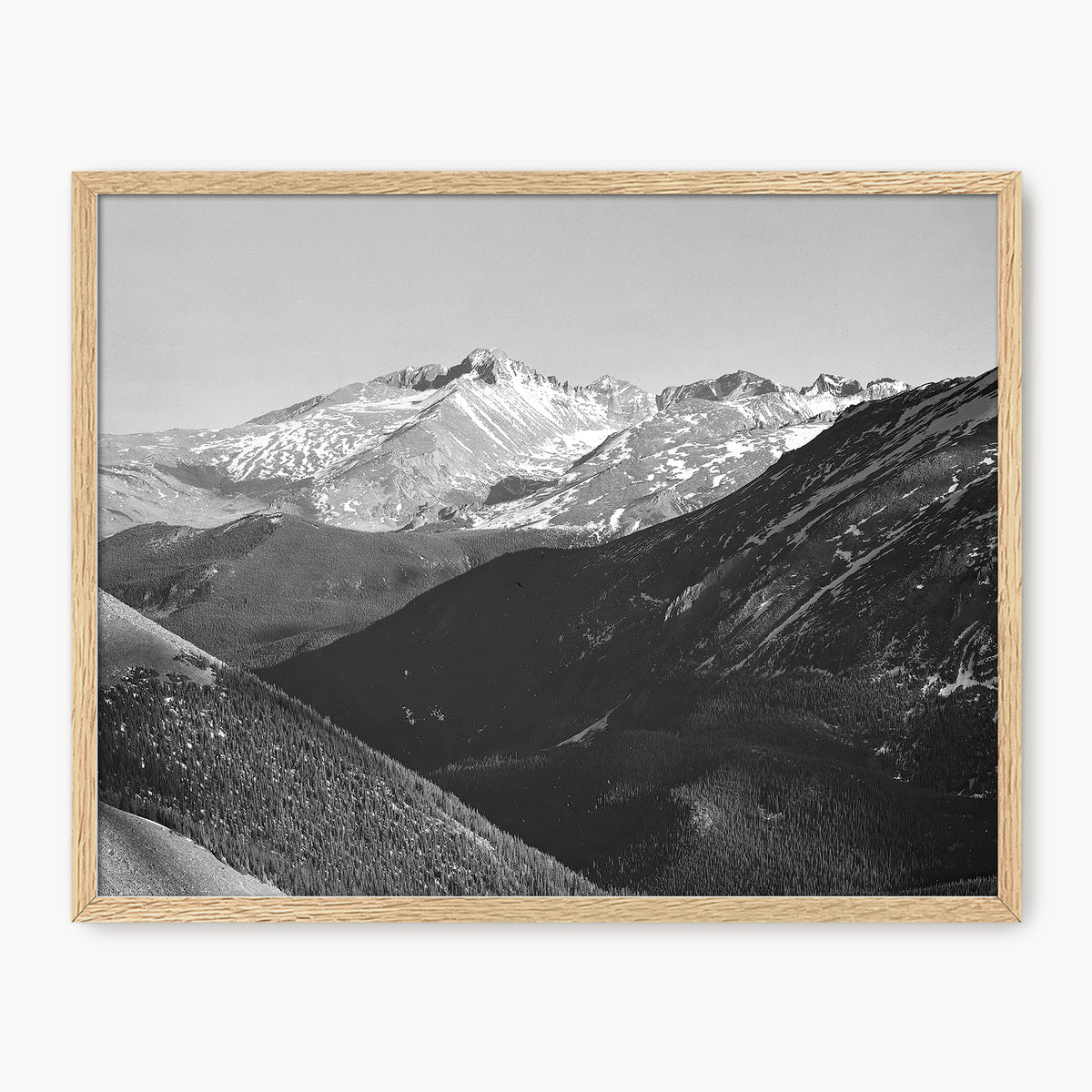 AK-18 Historic Ansel Adams Black And White Landscape Photo - Sage and Rose Prints