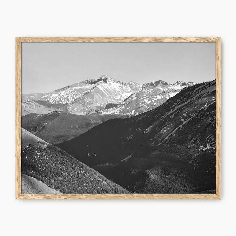 AK-18 Historic Ansel Adams Black And White Landscape Photo - Sage and Rose Prints