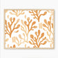 Burnt Orange Seaweed Motif - Sage and Rose Prints