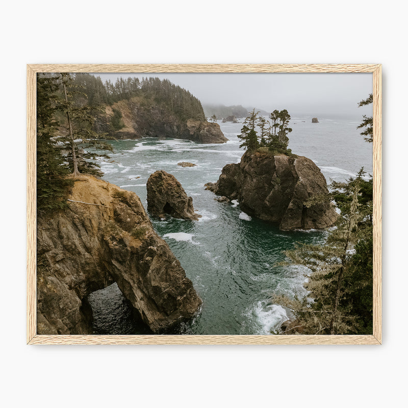 The Corridor Pacific Coast Cliffs Photo - Sage and Rose Prints