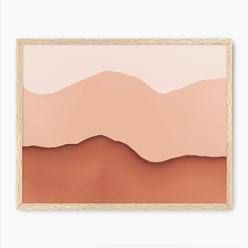 Dusty Rose Wabi Sabi Art - Sage and Rose Prints