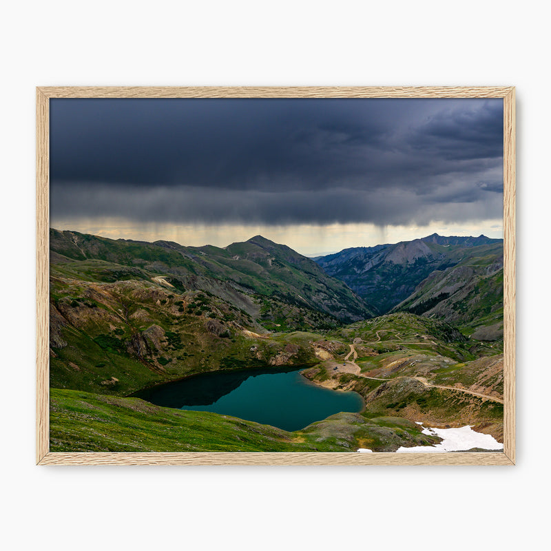 Teal and Green Mountain Photography - Sage and Rose Prints