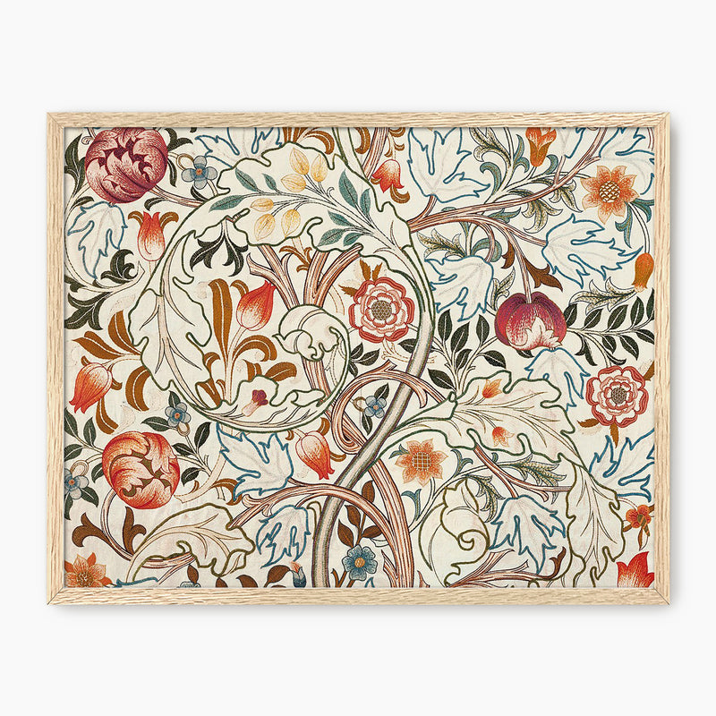 Burgundy and Sage Art Deco Print - Sage and Rose Prints