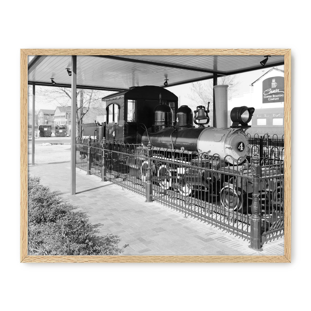 Black & White Historic Train Photo - Sage and Rose Prints
