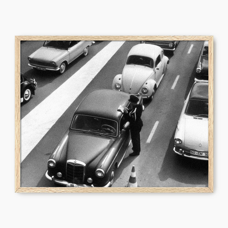 Classic Cars Black and White Photo No2 - Sage and Rose Prints