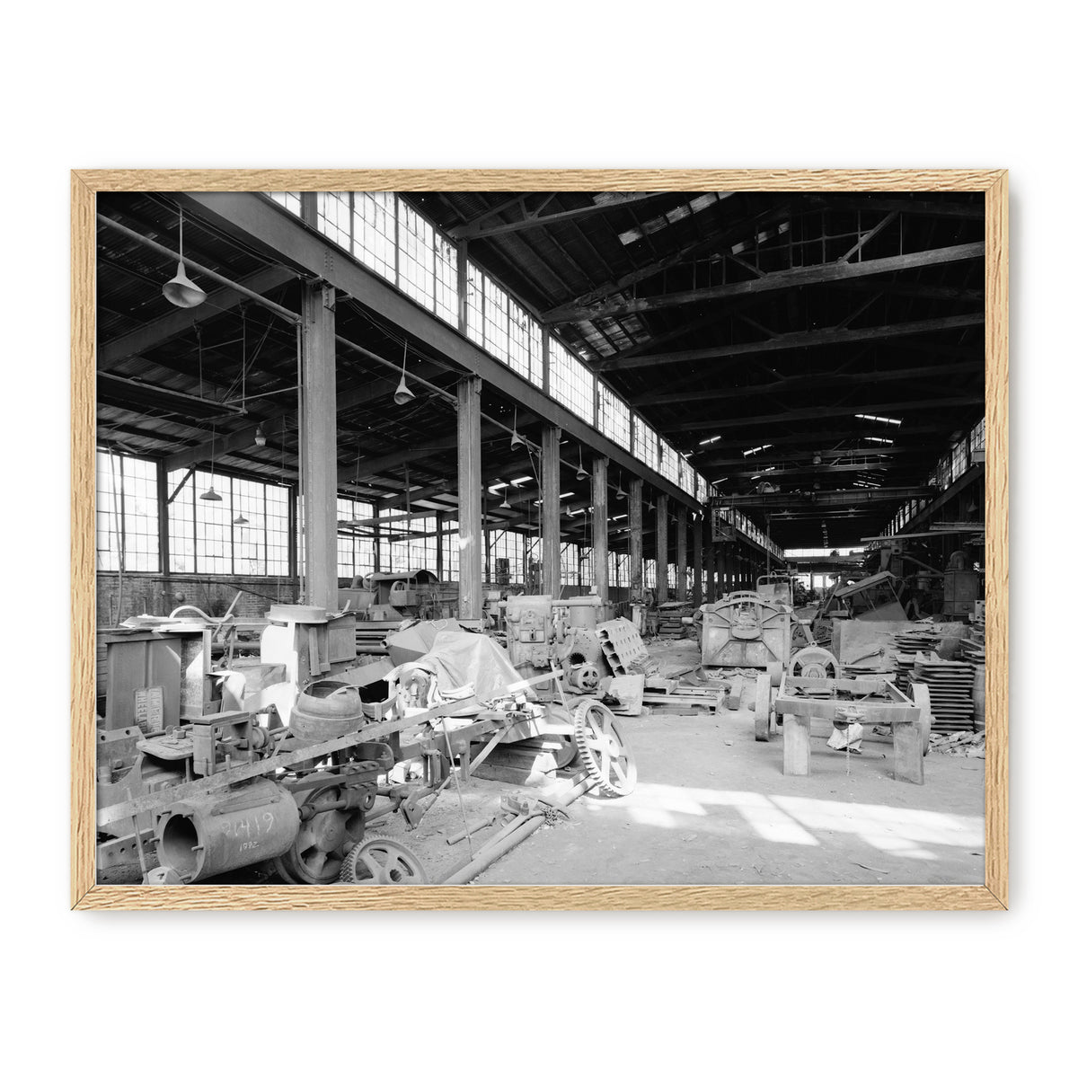 Historic Archives Factory Interior Photo - Sage and Rose Prints