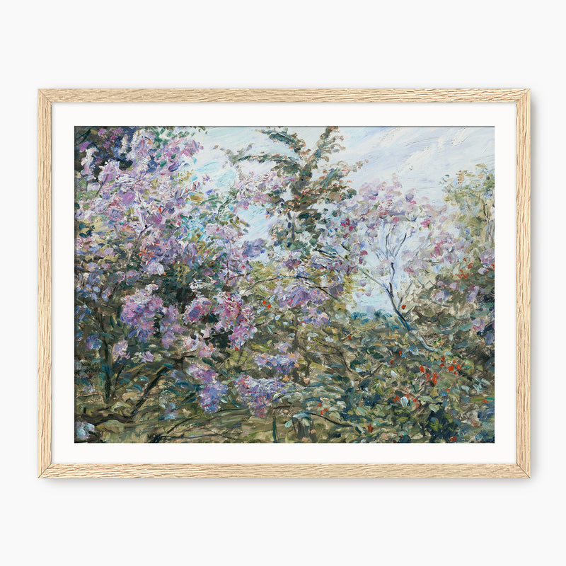 Impressionist Purple Flowers - Sage and Rose Prints